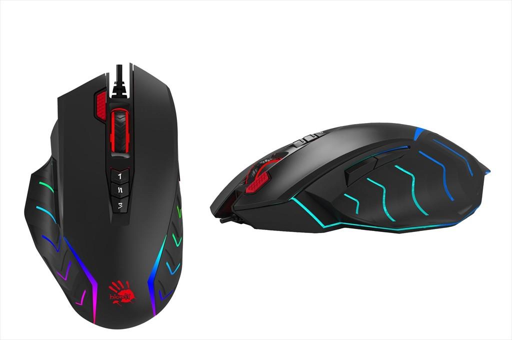 MOUSE WIRED USB A4TECH Bloody Gaming J95S, 8000 cpi, 1ms, RGB, Black
