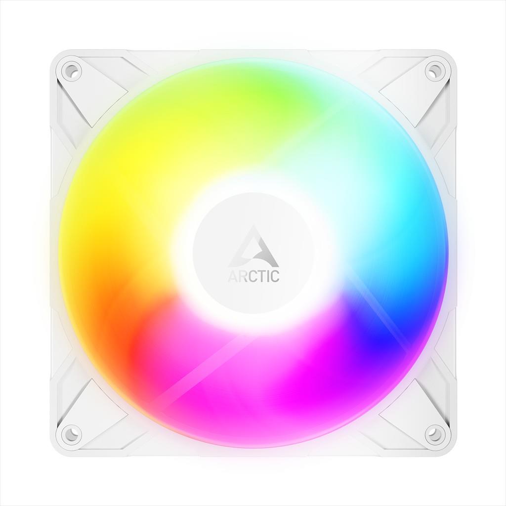 COOLERS CASE FAN 140mm ARCTIC P14 PRO REVERSE PWM A-RGB 400-2650 RPM 4-pin, WHITE, 3-pack ACFAN00328A