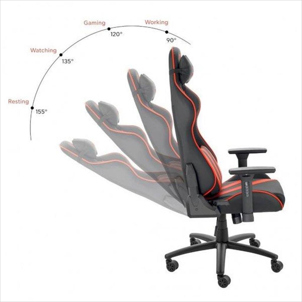 GAMING CHAIR NITRO CONCEPT NEMESIS RED CLAW, RED, 3796582
