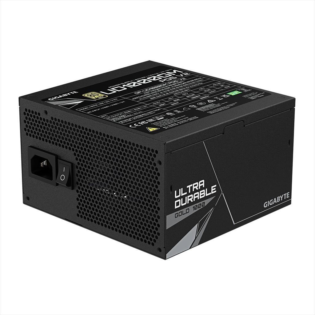 PSU 1000W GIGABYTE UD1000GM PG5 V2 w/PCIe 5.1, 80 Plus GOLD FULL MODULAR, GP-UD1000GM PG5 V2