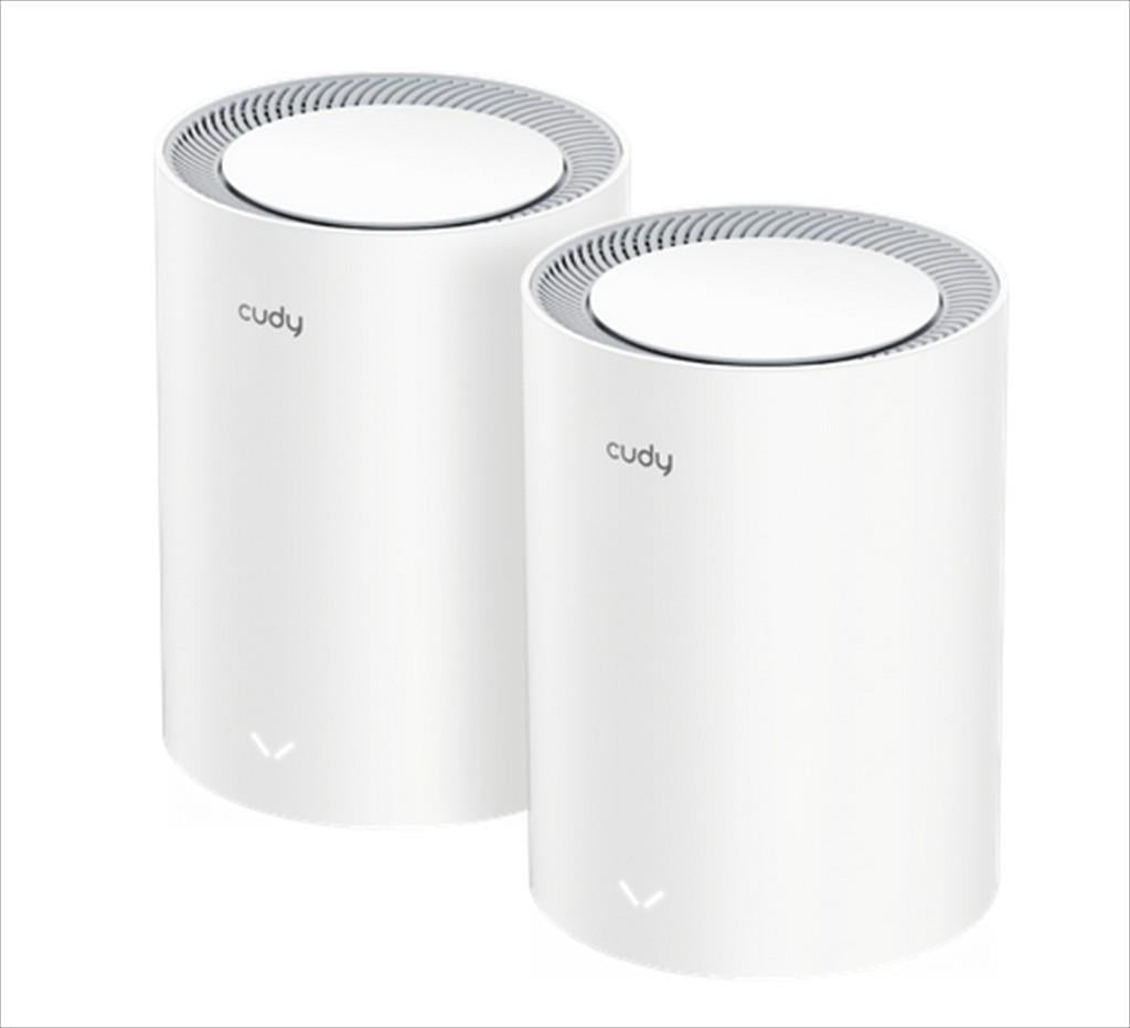 NET ROUTER MESH SYSTEM Wi-Fi 7 CUDY M3600, 802.11 a/b/g/n/ac/ax/be, WHITE, (2-Pack), CUDY-M3600-2-pack