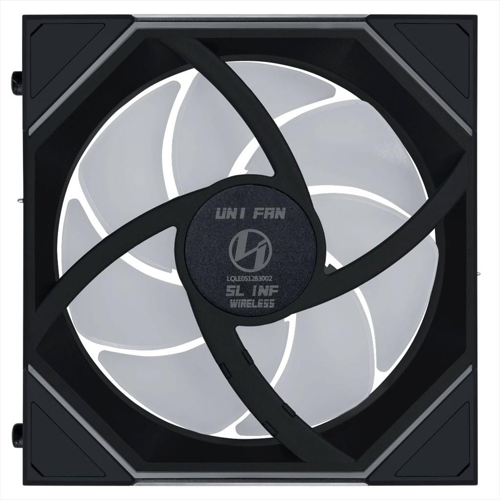 COOLERS CASE FAN 120mm LIAN LI UNI SL-INFINITY Wireless ARGB PWM - Reverse Blade, BLACK, 12RSLIN1W1B
