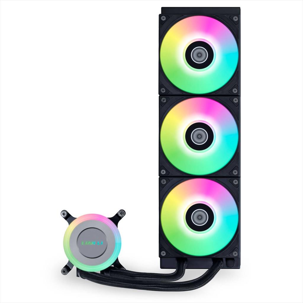 COOLERS CPU AIO LIAN LI GALAHAD II LITE RGB 360, DAISY-CHAINABLE 3x120mm  PWM FAN, Black, GA2L36RB