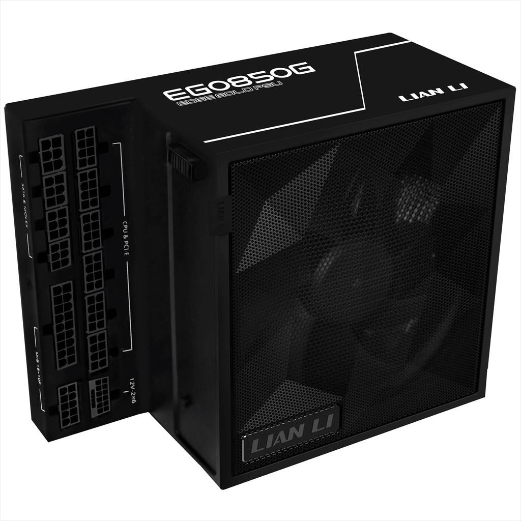 PSU 850W LIAN LI EDGE GOLD EG0850 80+ GOLD PCIe 5.1 (L-Shape, w/x4 USB 2.0 & 6 PWM headers), FULL MODULAR Black, EG0850G