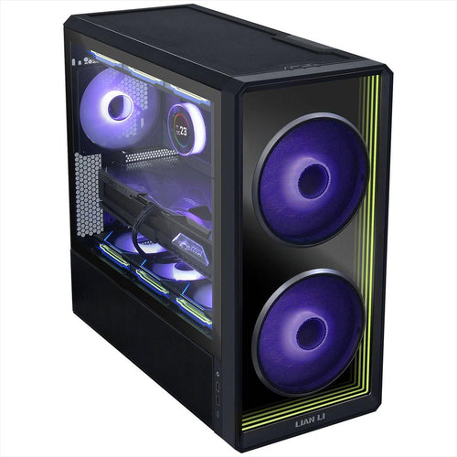 CASE LIAN LI E-ATX/EEB LANCOOL 217 INFINITY RGB Mid-Tower w/ Tempered glass,2x170mm ,1x140mm, ARGB/FAN Hub, BTF, x2 PSU Mounting modes, Black, LAN217INFX