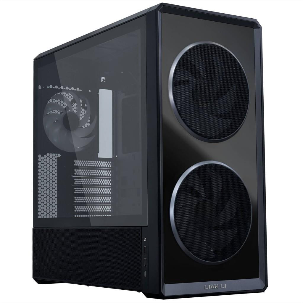 CASE LIAN LI E-ATX/EEB LANCOOL 217 INFINITY RGB Mid-Tower w/ Tempered glass,2x170mm ,1x140mm, ARGB/FAN Hub, BTF, x2 PSU Mounting modes, Black, LAN217INFX