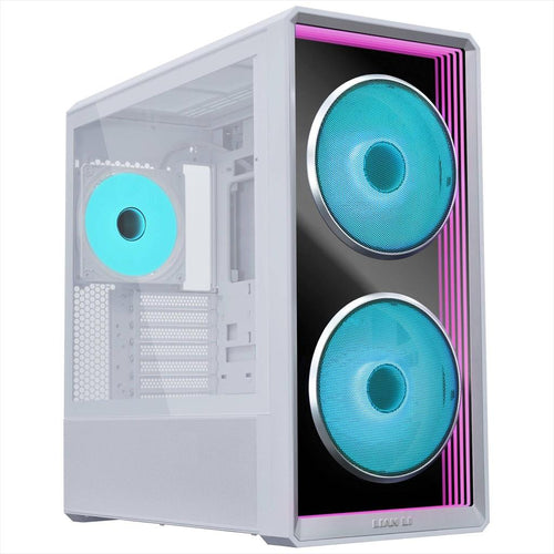 CASE LIAN LI E-ATX/EEB LANCOOL 217 INFINITY RGB Mid-Tower w/ Tempered glass,2x170mm ,1x140mm, ARGB/FAN Hub, BTF, x2 PSU Mounting modes, White, LAN217INFW