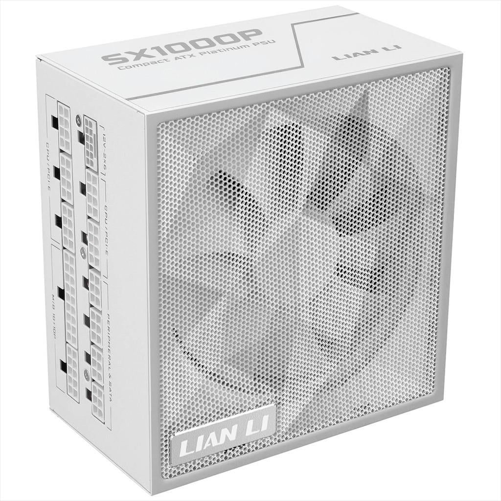 PSU 1000W LIAN LI SFX SX1000P  80+ PLATINUM, FULL MODULAR, WHITE, SX1000P