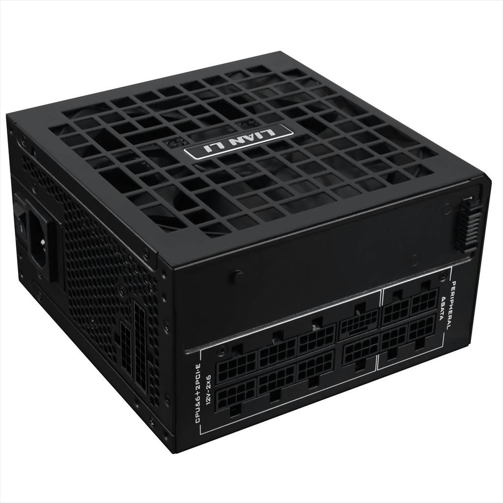 PSU 1000W LIAN LI GOLD RS1000G 80+ GOLD ATX 3.1, 90 deg. AC INLET, FULL MODULAR BLACK, RS1000G.B000