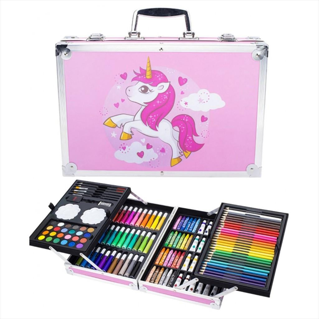 PAINTING ART SET FOR CHILDREN EXTRALINK (145 pieces) PINK UNICORN