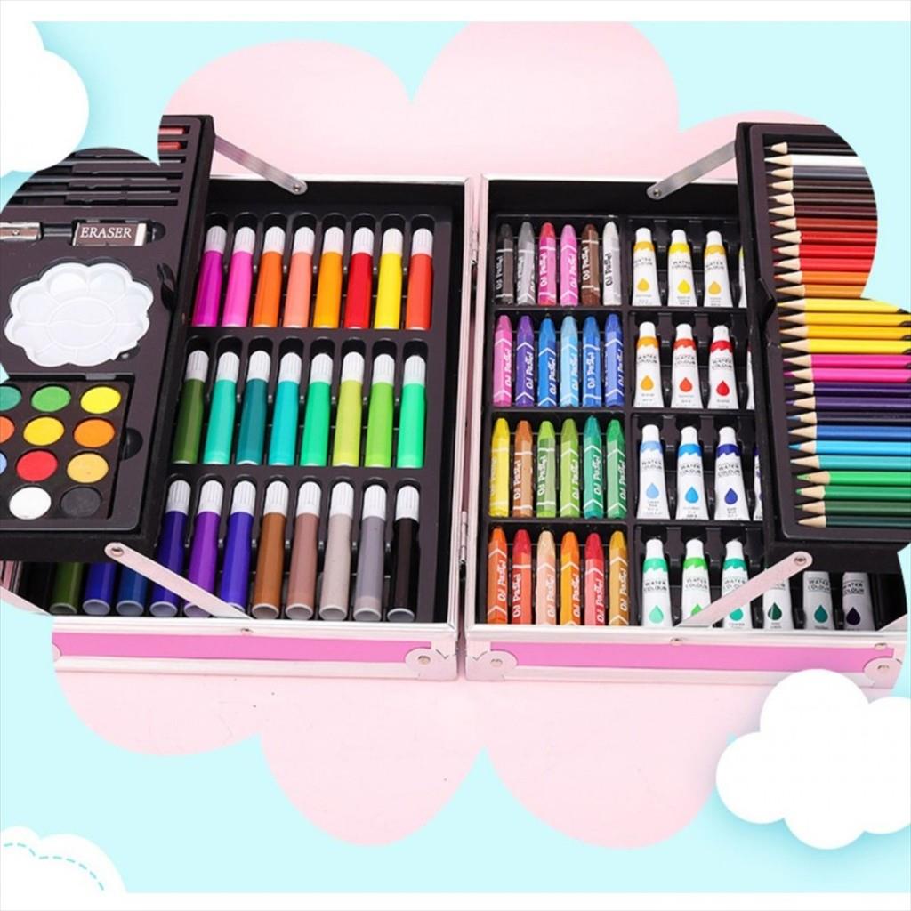 PAINTING ART SET FOR CHILDREN EXTRALINK (145 pieces) PINK UNICORN