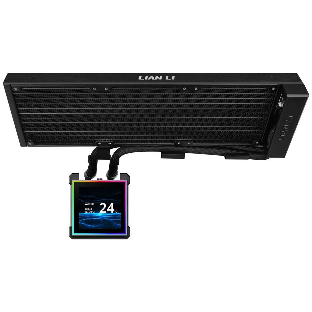 COOLERS CPU AIO LIAN LI HydroShift II LCD-S 360N FANLESS, LCD Display 3.4" IPS, BLACK, GHS2LCDS36NB