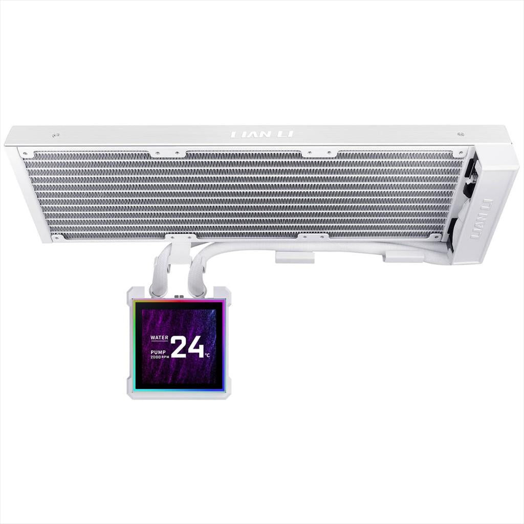 COOLERS CPU AIO LIAN LI HydroShift II LCD-S 360N FANLESS, LCD Display 3.4" IPS, WHITE, GHS2LCDS36NW