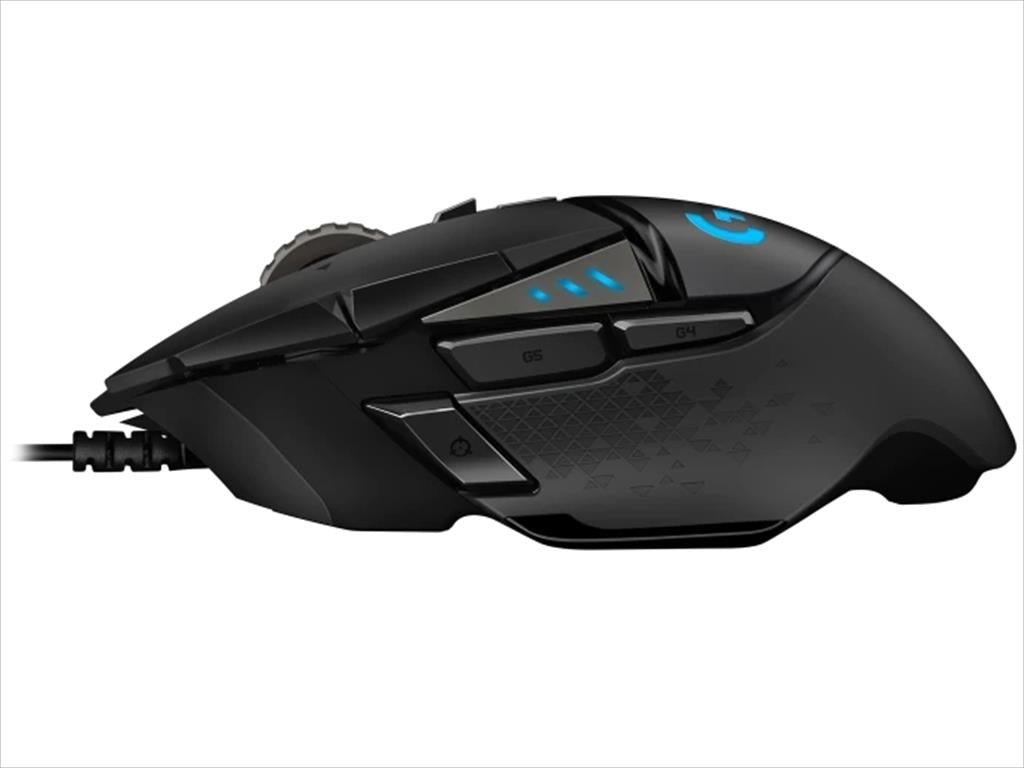 MOUSE WIRED USB LOGITECH G502 HERO LIGHTSYNC RGB BLACK  910-005470