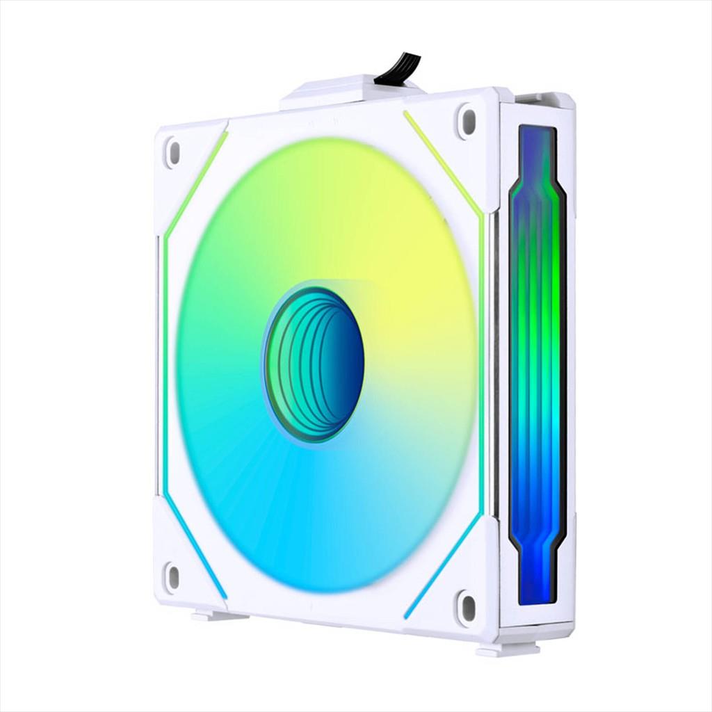 COOLERS CASE FAN 120mm LIAN LI UNI SL-INFINITY REVERSE BLADE ARGB 2100 RPM PWM, White, 3-pack w/controller, 12RSLIN3W