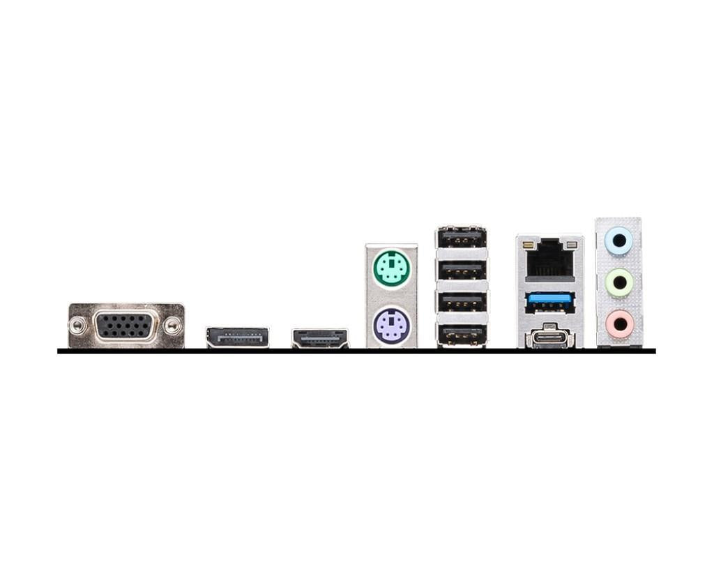 MB 1700 B760M-P DDR4 MSI, 4xDDR4 4800MHz(OC), 2xM.2, VGA, HDMI, DP, PCIex16, 2x PCIex1, 4xSATAIII, USB3.2Gen1, Type-C, Gb LAN, 7.1 Channels