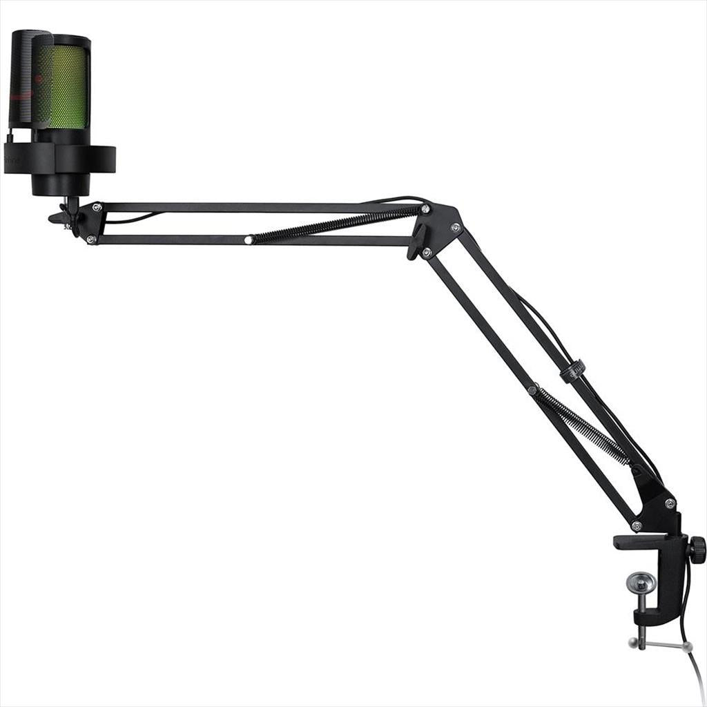 MICROPHONE FIFINE A8T RGB, w/ARM, USB Type-C, 2.0m cable, Black, A8T