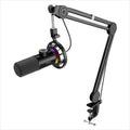 MICROPHONE FIFINE T658 Dynamic RGB, w/ARM, USB Type-C, 2.0m cable, Black, T658