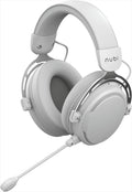 HEADPHONES WIRELESS Nubi NH1 Pro w/microphone, 2.4Ghz/BLUETOOTH/USB-C, White, NH1-PRO-WL-WH