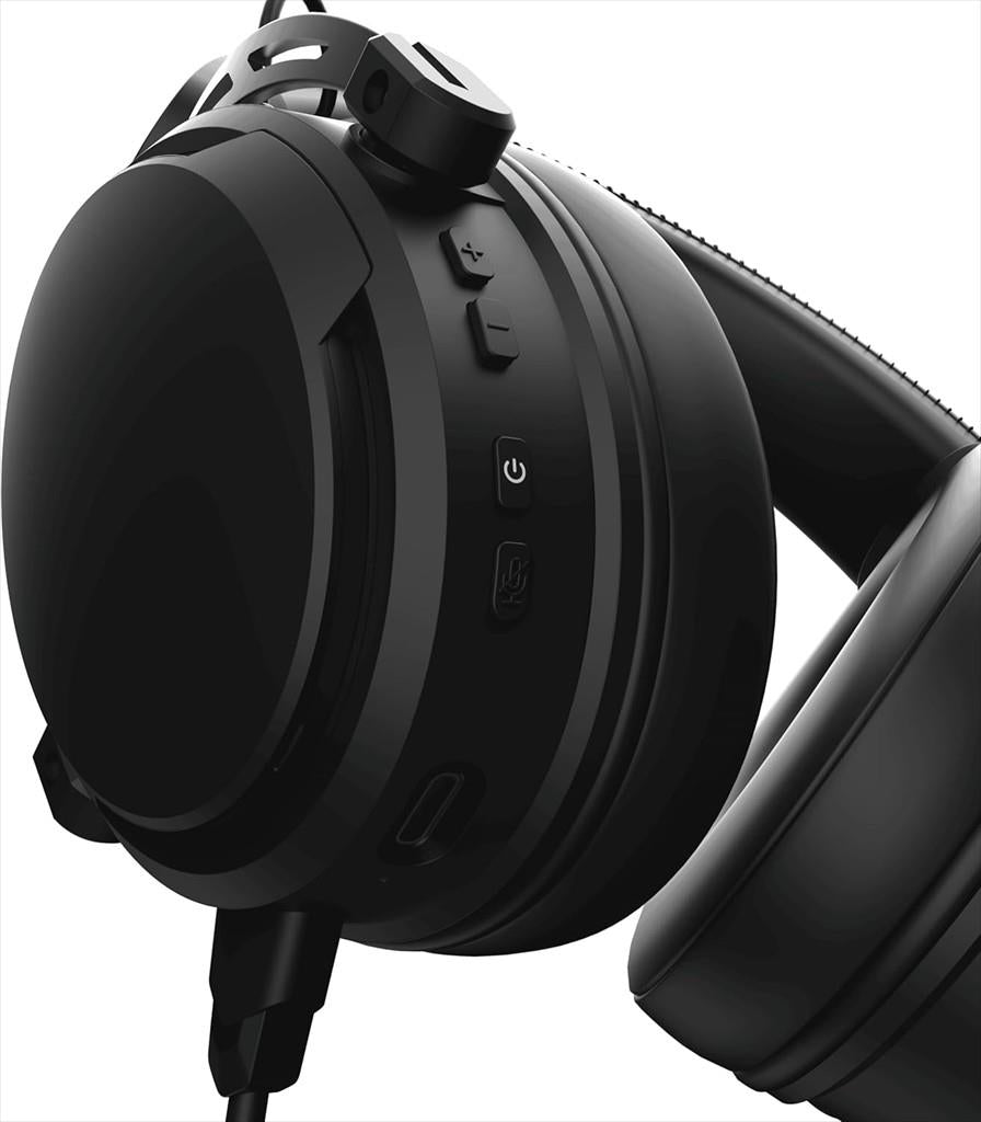 HEADPHONES WIRELESS Nubi NH1 Pro w/microphone, 2.4Ghz/BLUETOOTH/USB-C, Black, NH1-PRO-WL-BL