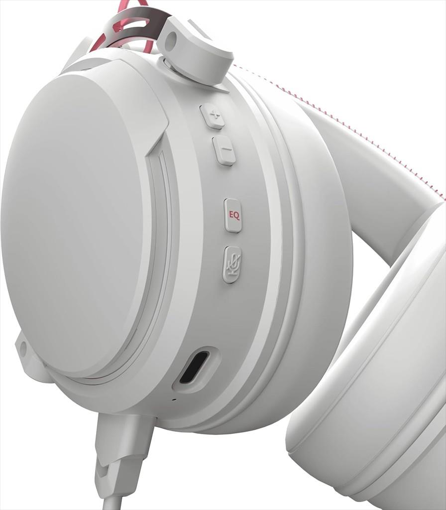 HEADPHONES NUBI NH1 w/microphone, USB-A, Rose Gold, NH1-RG