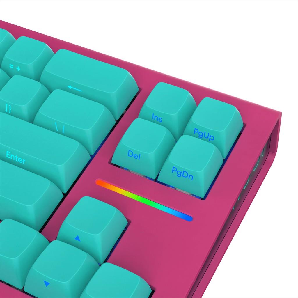 KEYBOARD MECHANICAL NUBI NK68HE ICE, 65%, RGB, G3MS Magnetite Ice, USB-C, NK68-HE-ICE-ANSI