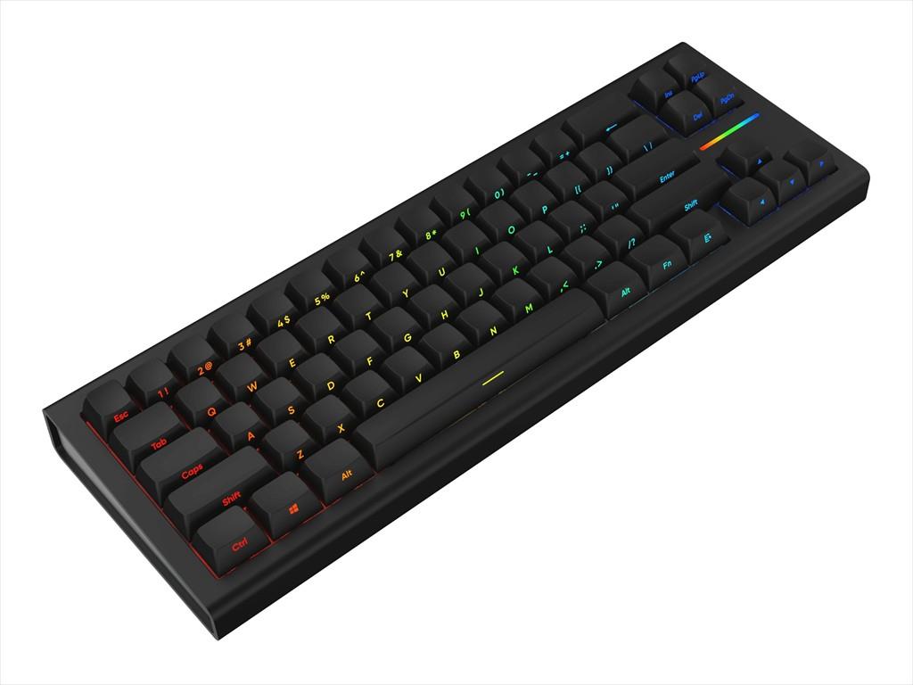 KEYBOARD MECHANICAL NUBI NK68HE, 65%, RGB, G3MS Magnetite Ice, USB-C, Black, NK68-HE-BL-ANSI