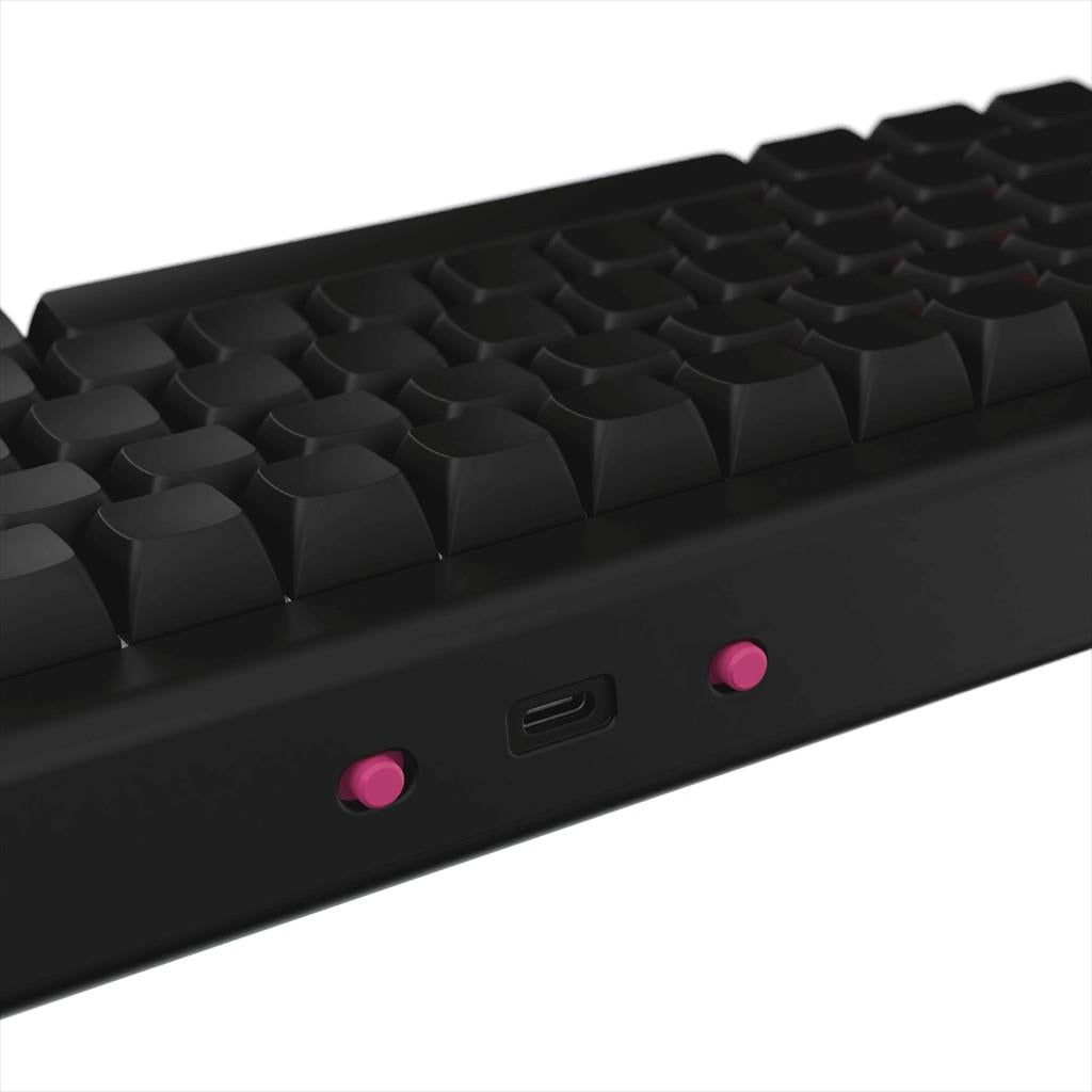KEYBOARD MECHANICAL NUBI NK68HE, 65%, RGB, G3MS Magnetite Ice, USB-C, Black, NK68-HE-BL-ANSI