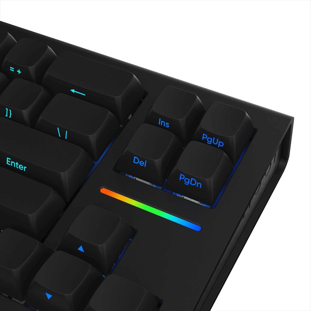 KEYBOARD MECHANICAL NUBI NK68HE, 65%, RGB, G3MS Magnetite Ice, USB-C, Black, NK68-HE-BL-ANSI