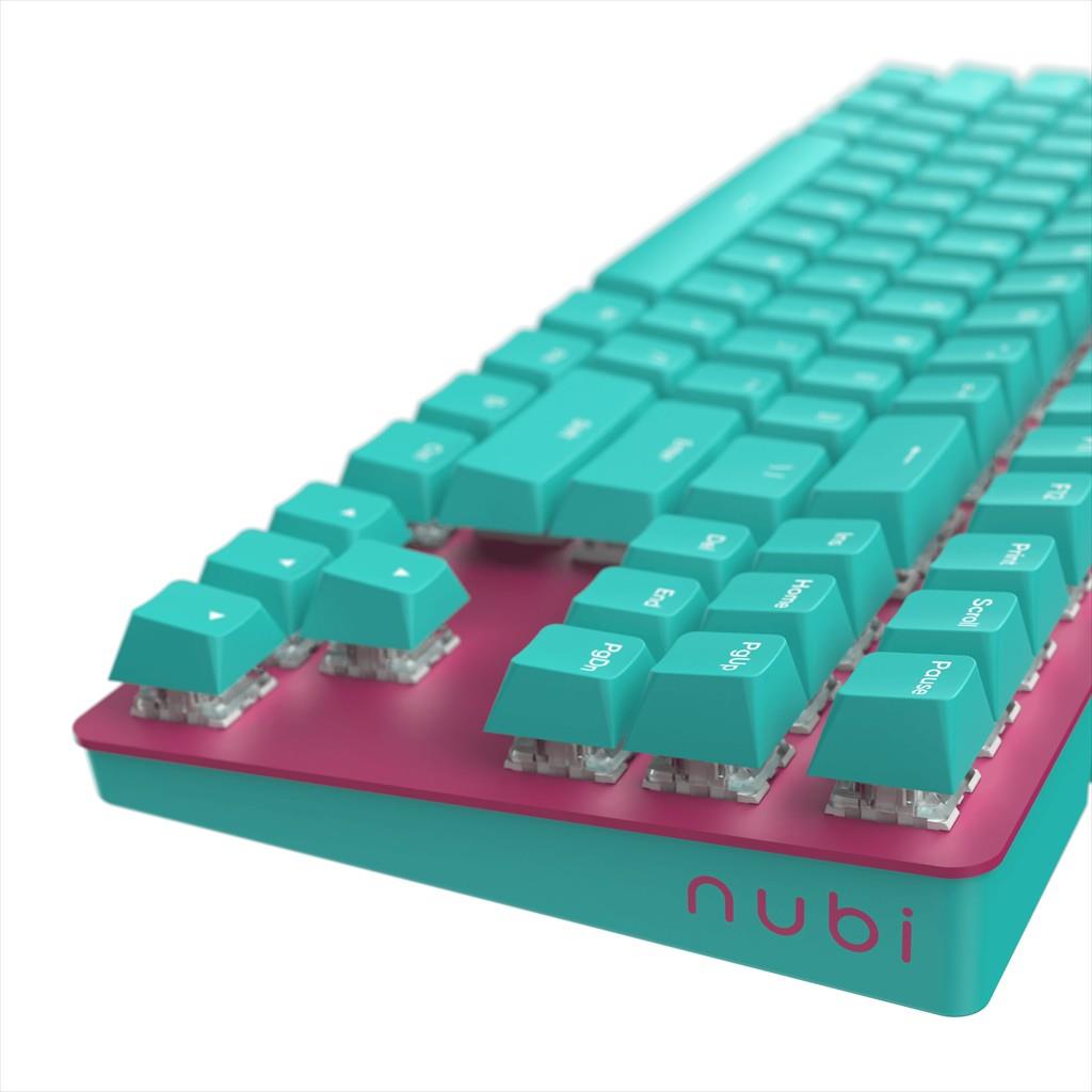 KEYBOARD MECHANICAL NUBI NK87 TKL ICE, G3ms Sapphire V2, USB-C, NK87-ICE-ANSI