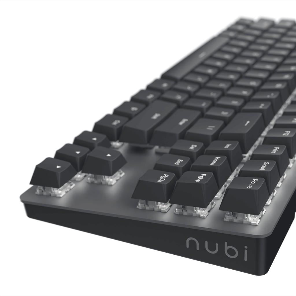 KEYBOARD MECHANICAL NUBI NK87 TKL,  G3ms Sapphire V2, USB-C, Black, NK87-BL-ANSI