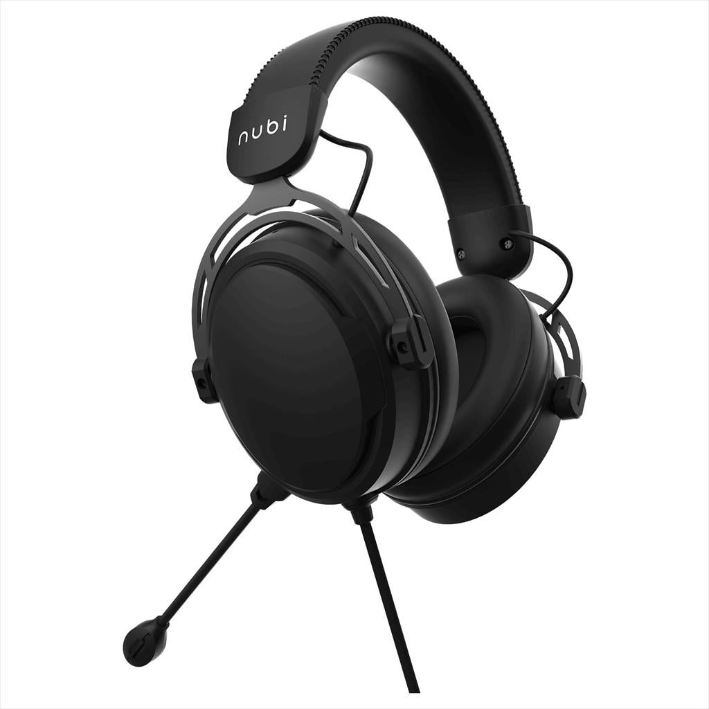 HEADPHONES Nubi NH1 SE, w/microphone, USB-C, 3.5mm, Black, NH1-SE-BL
