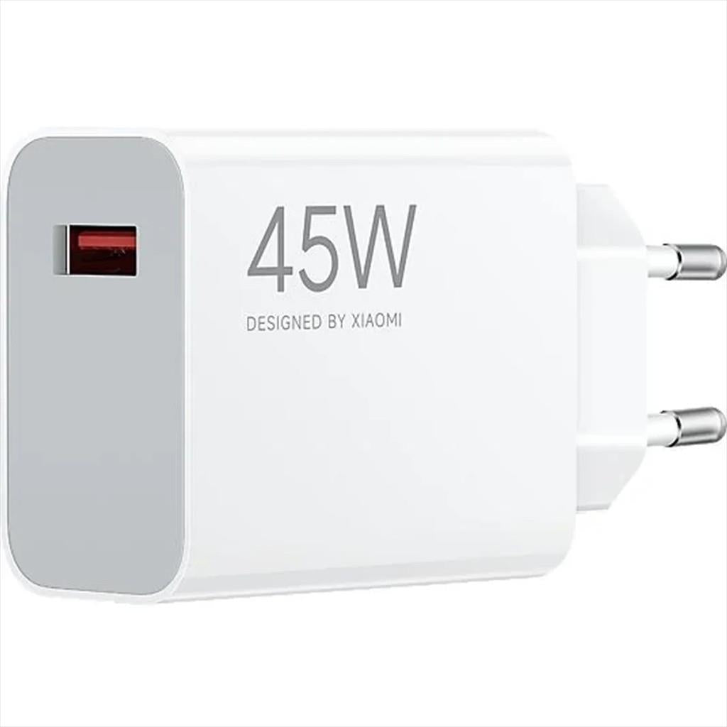 PHONE CHARGER XIAOMI TURBO CHARGING (USB-A) 45W, charging cable not included, BHR07SLEU