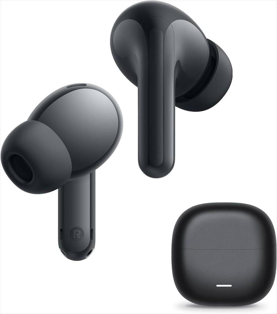 EARPHONES WIRELESS XIAOMI Redmi Buds 8 LITE BLUETOOTH w/microphone, BLACK, BHR08OMGL