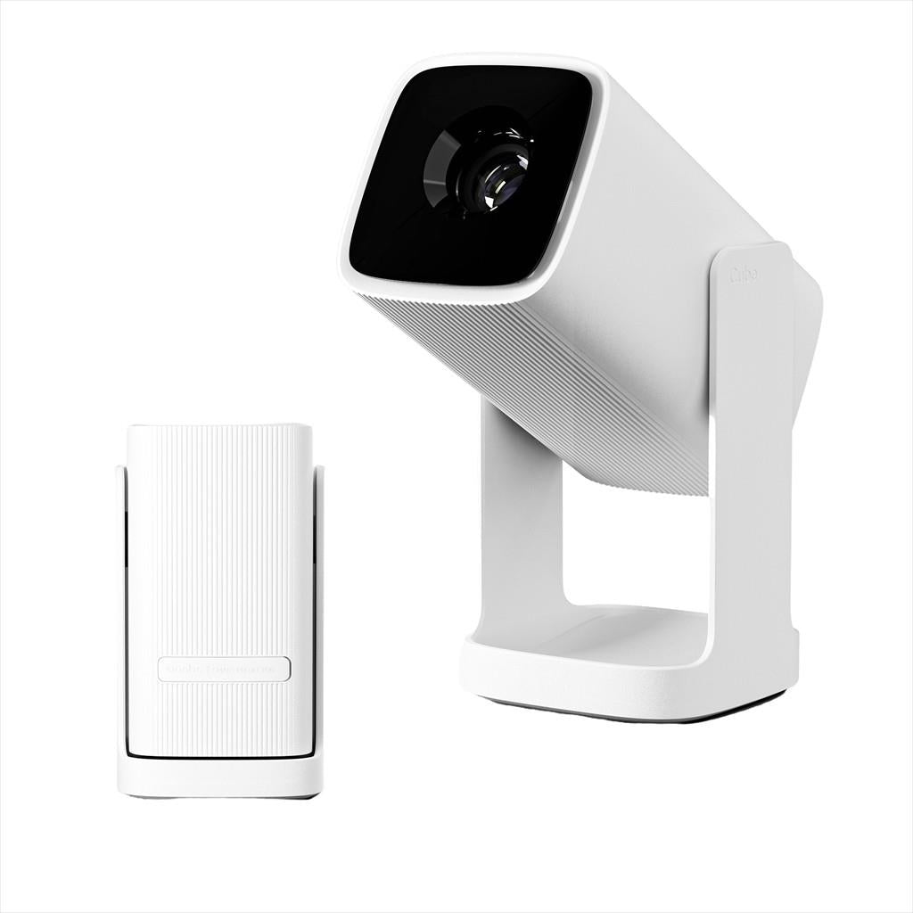 PROJECTOR WANBO CUBE 1  w/GIMBAL Android TV 11, 350Ansi, 200:1 720p,  HDMI, USB 2.0, AUX, WIFI,BT w/speakers, Alpine White, WPF14
