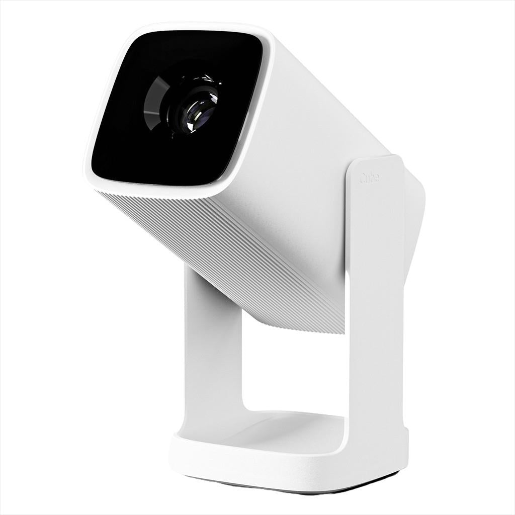 PROJECTOR WANBO CUBE 1  w/GIMBAL Android TV 11, 350Ansi, 200:1 720p,  HDMI, USB 2.0, AUX, WIFI,BT w/speakers, Alpine White, WPF14