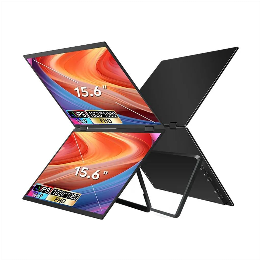 NB 2-SCREEN MONITOR FOR LAPTOP 15.6" EXTRALINK T01, IPS FULLHD,USB TYPE C&MINI HDMI
