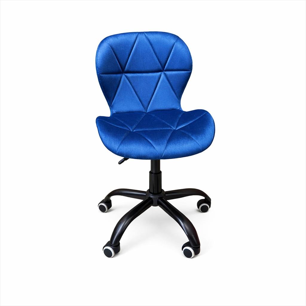 EXTRALINK CHAIR ARMCHAIR OFFICE, VELVET BLUE