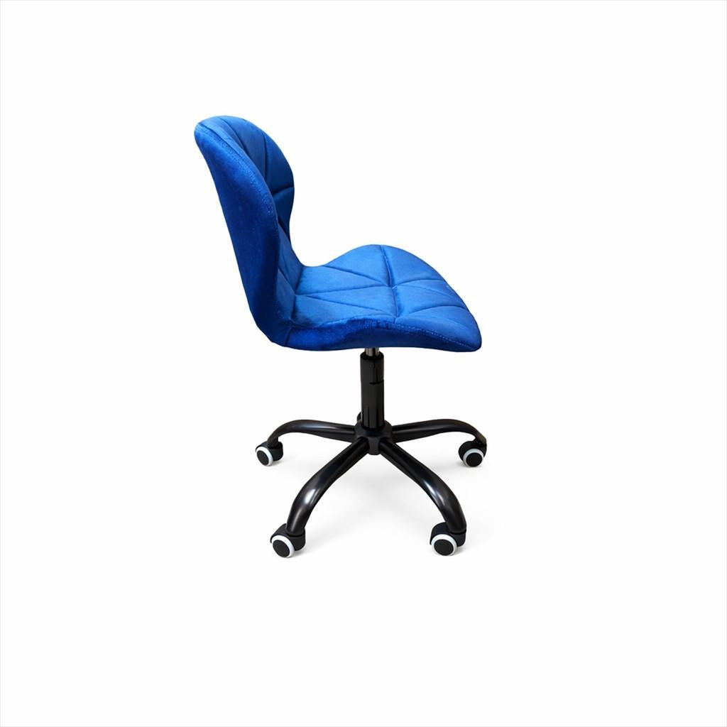 EXTRALINK CHAIR ARMCHAIR OFFICE, VELVET BLUE