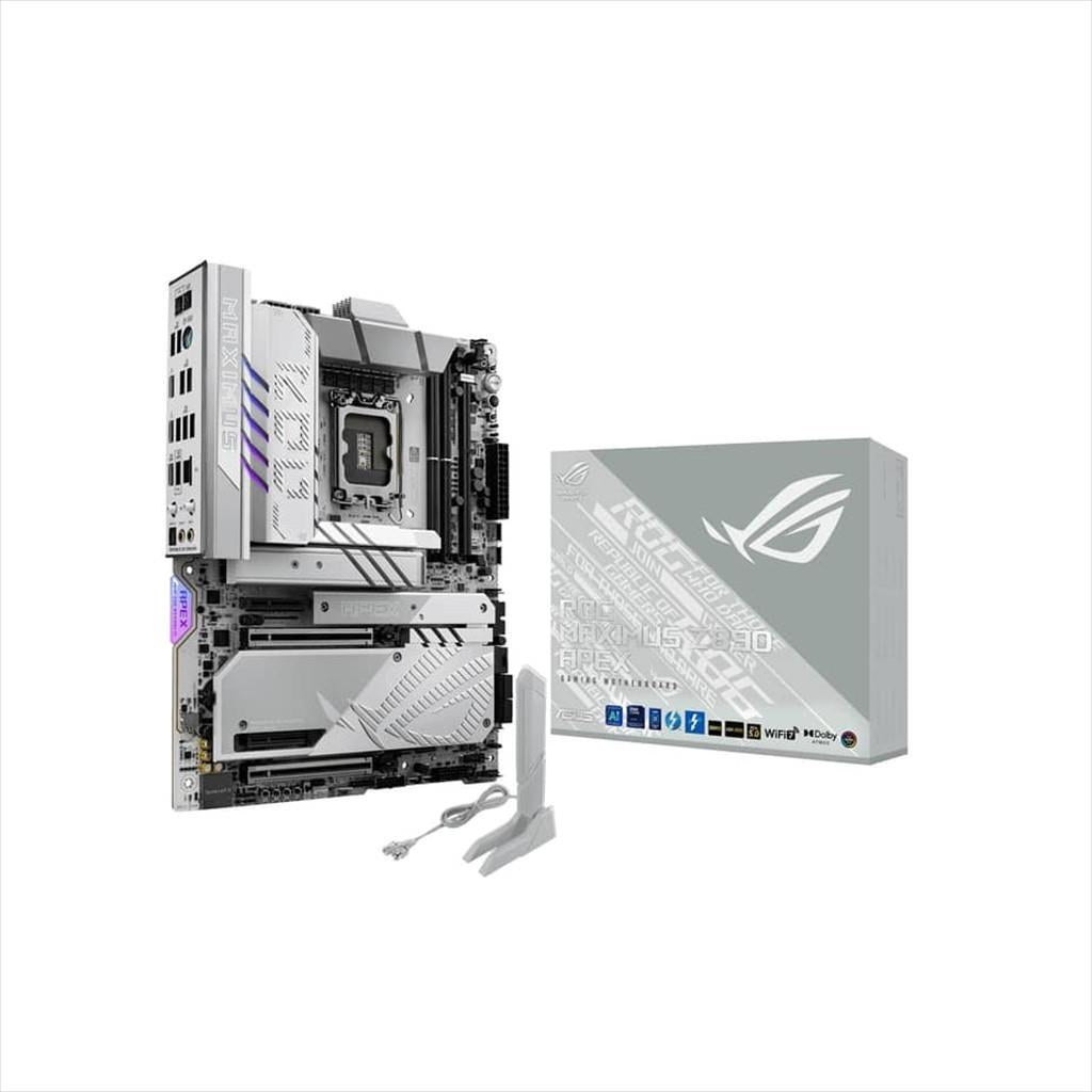 MB 1851 Z890 ASUS ROG MAXIMUS Z890 APEX, 4xDDR5 9600MHz(OC), 2xPCIex16 5.0, 1xPCIex4, 1xPCIex1, 4xM.2, 4xSATAIII, DP, 5GbE LAN, 90MB1IP0-M0EAY0
