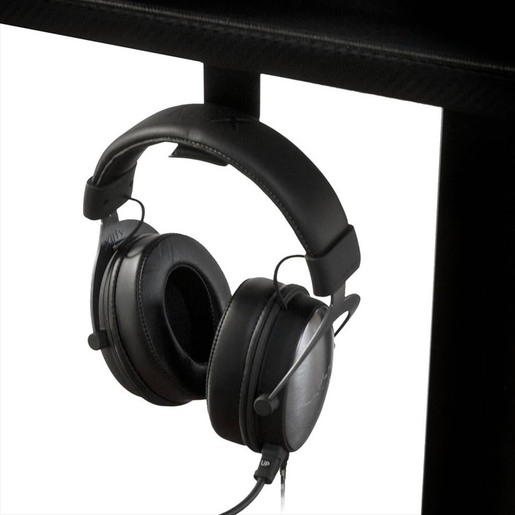 GAMING DESK NITRO CONCEPTS D16E, CARBON RED w/Electric Height Control, GABU-210