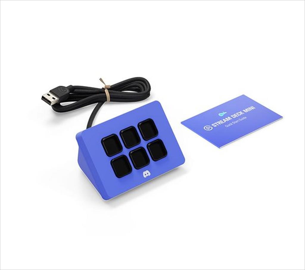 STREAM DECK MINI ELGATO DISCORD EDITION , x6 LCD keys, ELGATO-10GAI9931