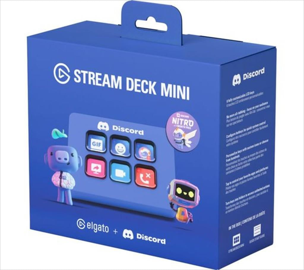 STREAM DECK MINI ELGATO DISCORD EDITION , x6 LCD keys, ELGATO-10GAI9931
