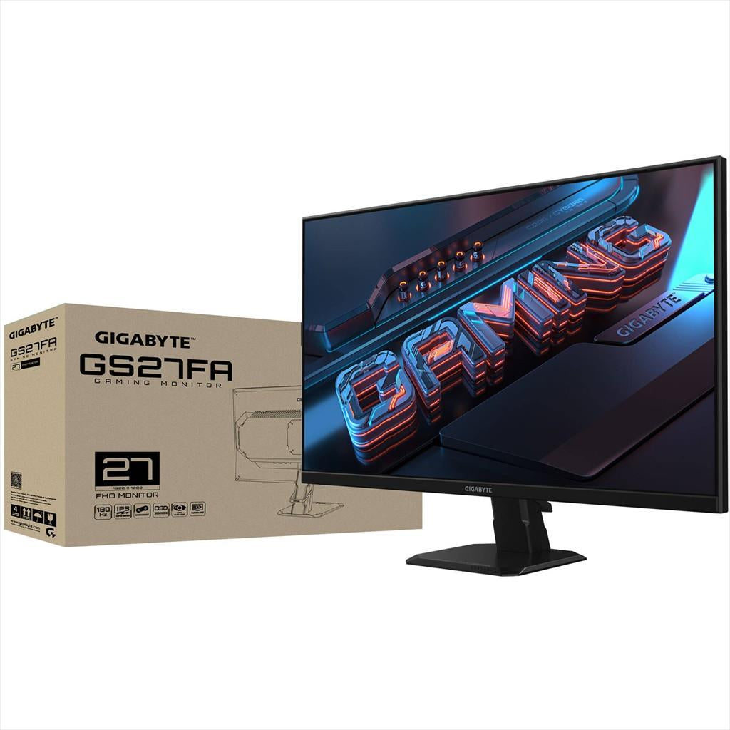 MONITOR 27" GIGABYTE GS27FA SS-IPS, 1ms, 180Hz, 1920 x 1080, 2x HDMI, DP