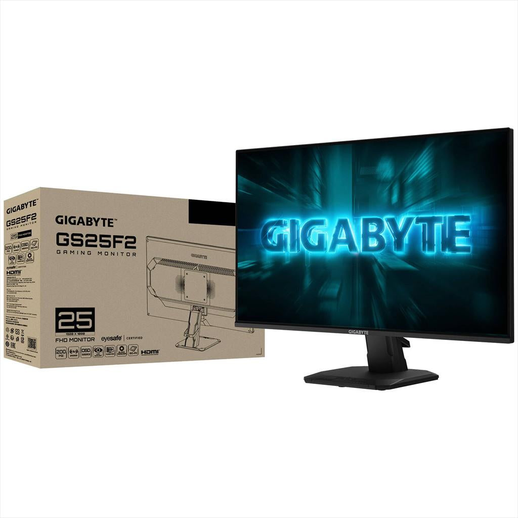 MONITOR 24.5" GIGABYTE GS25F2A  SS-IPS, 1ms, 240Hz, 1920 x 1080, 2x HDMI, DP