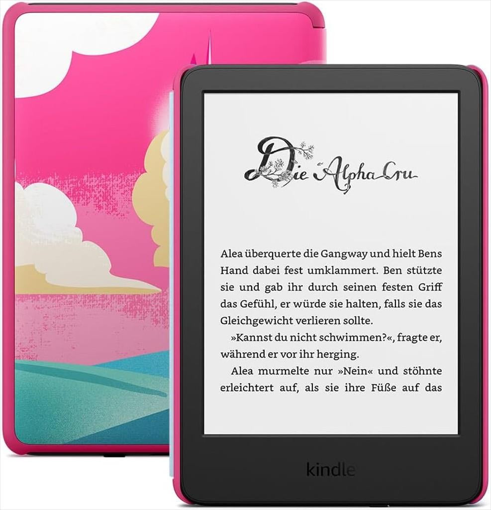 TABLET AMAZON KINDLE KIDS 2024 6" 16GB 11th Gen, Unicorn Valley