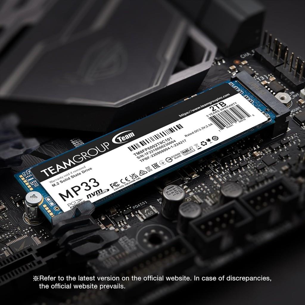 SSD M.2 2TB TEAM GROUP MP33 NVMe, TM8FP6002T0C101