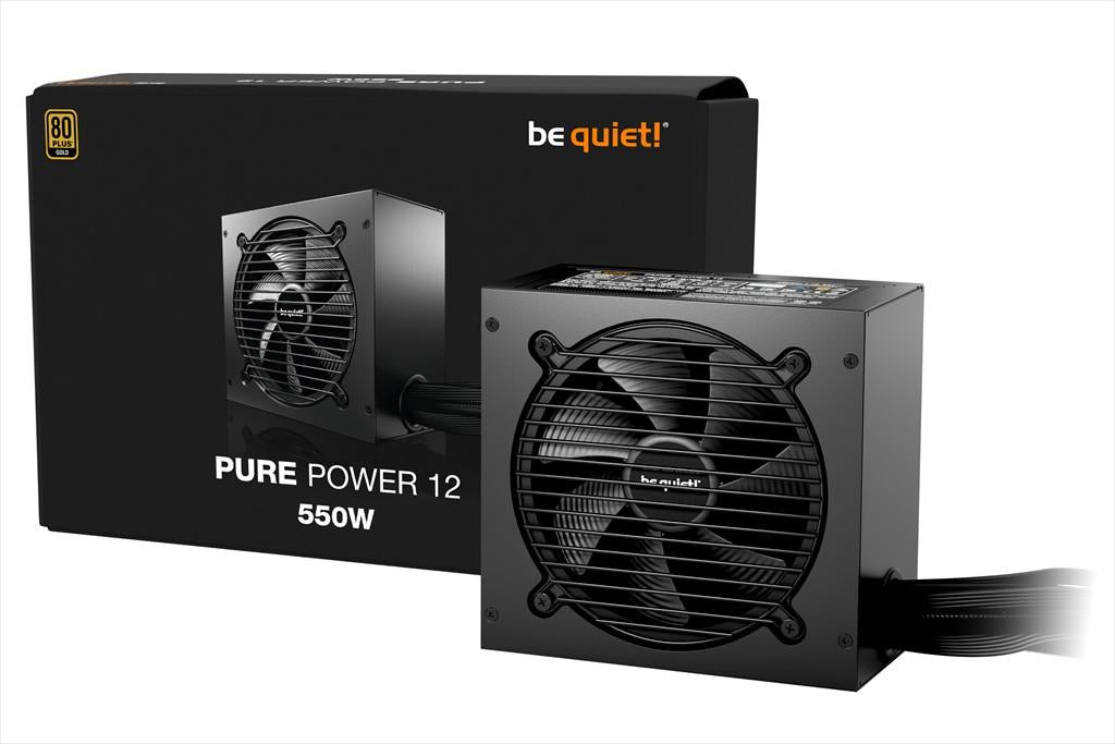 PSU 550W BE QUIET! PURE POWER 12 w/PCIe 5.1, 80 Plus GOLD, BP001EU