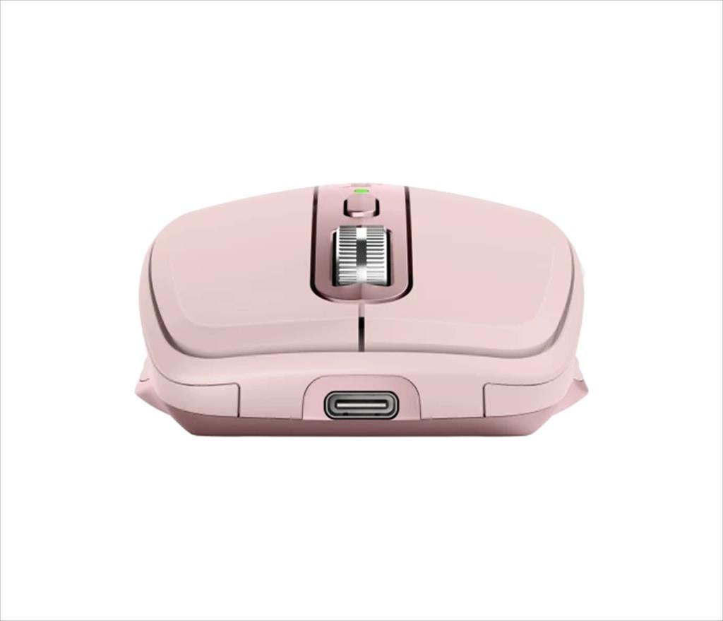 MOUSE WIRELESS USB LOGITECH MX Anywhere 3 w/Bluetooth Multi-device rose, Unify, 910-005990