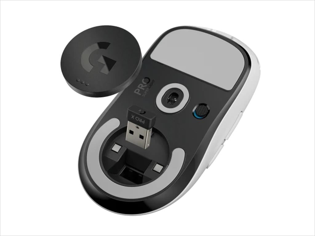 MOUSE WIRELESS USB LOGITECH G PRO X SUPERLIGHT White 910-005942